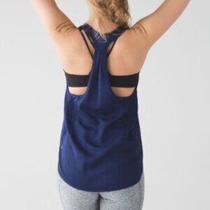 LULULEMON| Principle Tank in Blue Tropic SZ 4